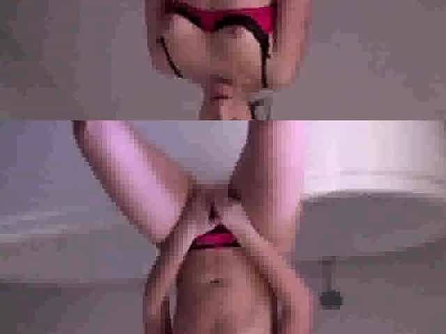 pounding dildo on the edge of the bath (Yasmine 22yo)