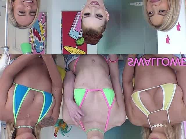 DRANK Nicole Aria, Erin Everheart and Summer Vixen's sloppy suckfest