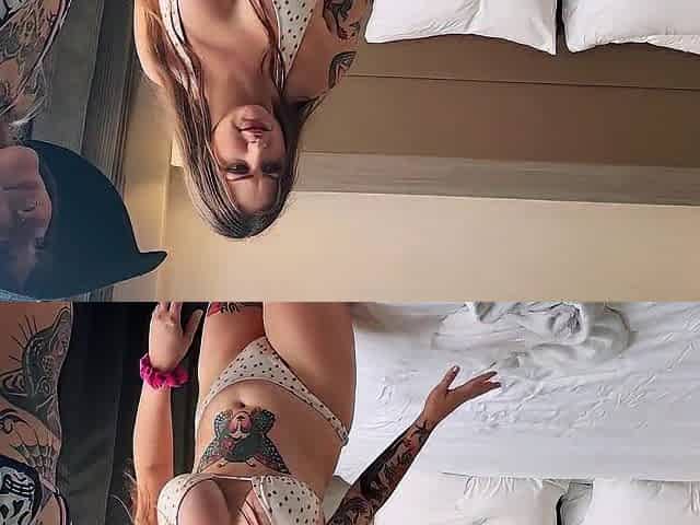 Hotel Mix Up Turns Into SEXY Foursome - Awlivv and Bella Blu Banged Coarse by Steve Rickz n Chad Alva