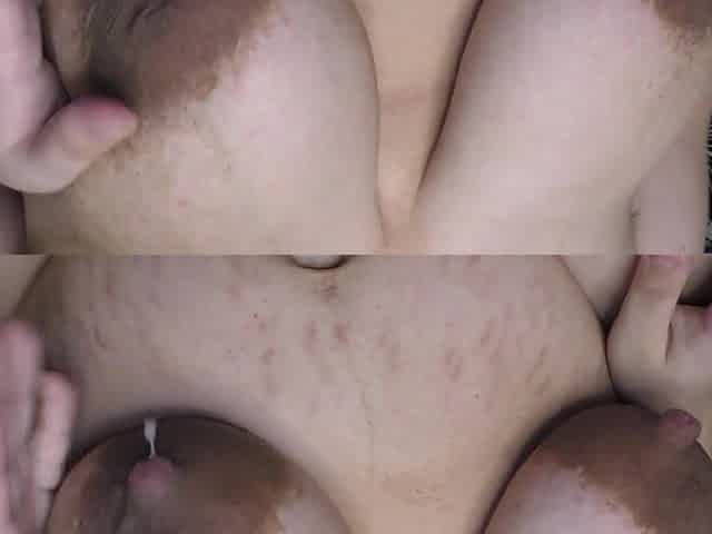 Oh, playgirl please suck my breast milk just from my large hard teat!
