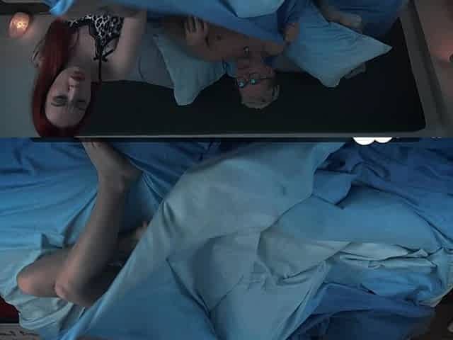 Sharing a bed with stepsister ends with sex