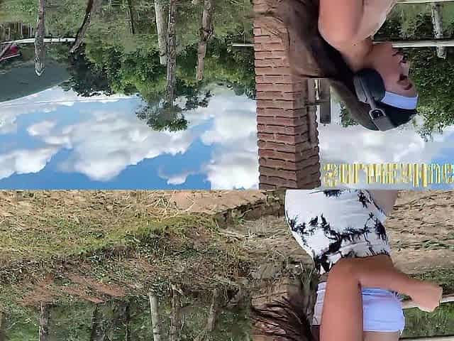 Large-assed Colombian needs hydration and her neighbour fills her throat with sperm - DanielaAndrea