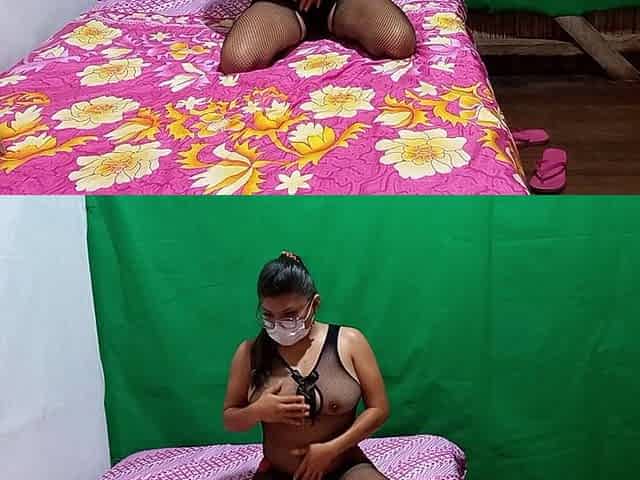The Nurse Puts on Her Best Lingerie and Leaves Her Followers Very Much in Love, Her Vagina and Ass Are Angelic Fantasy