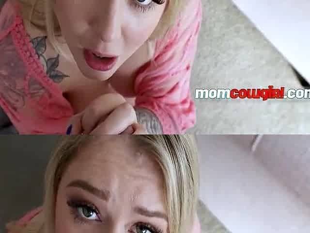 Curvy Stepmom Insists On Taking Care Of My Enormous Balls During the time that Toweling Me Off