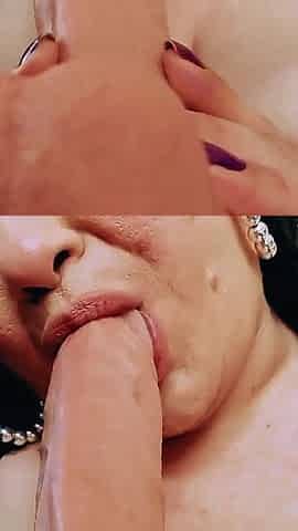 Big Mature Tits Drain Big Dick