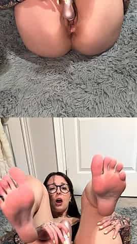 Big ass fetish ho toys her aching big ass hard