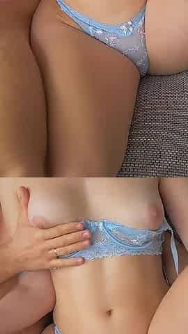 Mutual Masturbation with Big Tits Beauty, Big Tits Bouncing so Sexy - Programmerswife