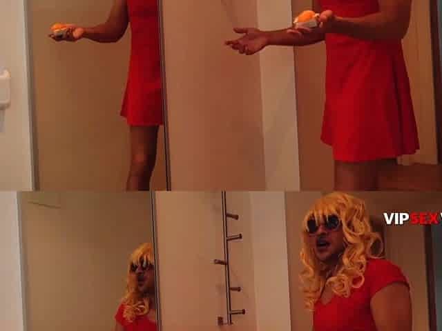 Chap in Drag Catches Me Topless, So I Drilled a Fake Dong Instead