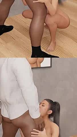 Tacos: Slutty Asian Chick with Tight Pussy Got Banged by Her Bosses with Big Cocks in the Office - Episode 103