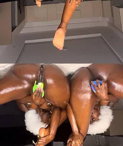 Hot Black Maid Does Some Webcam Black and Ebony