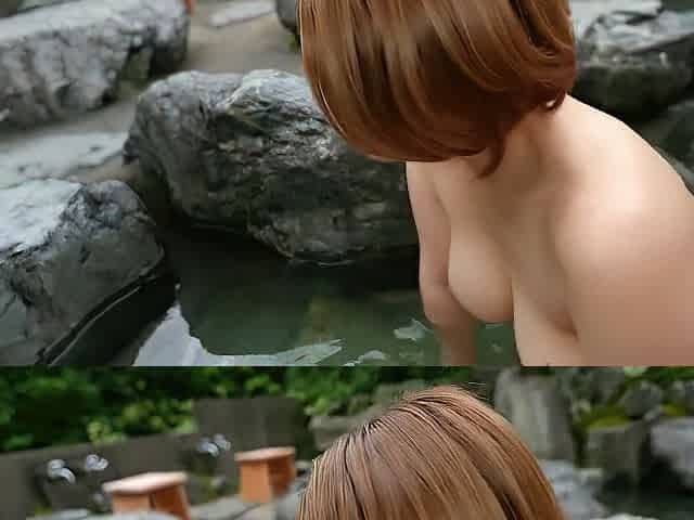 Yuri Oshikawa In A Japanese Onsen