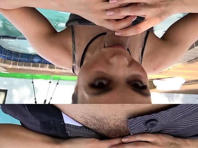 Russian Goddess Gets Fucked By Pool - Perfect Tits-Crystal