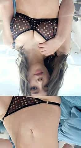 Young amateur teen in solo masturbation getting kinky