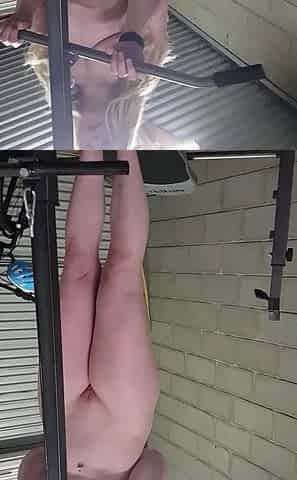 Nude Workout by Blonde