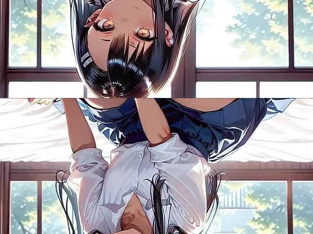 When friend Nagatoro asked for sugar and received several facials instead (AI generated)