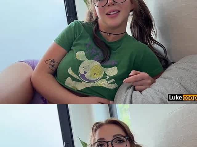 My Sexy Stepsis Hears Me Banging At Night and It Turns Her On - Charli O - Luke Cooper
