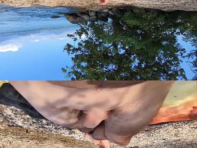 I Got Absolutely Nude on the Beach and Jerked Off During the time that a Sexy Gal Watched