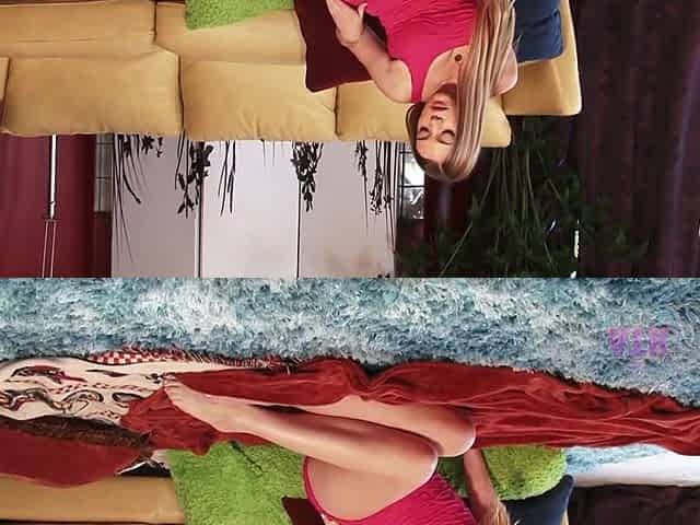 Aurielee Summers Strips Out of Her Red Dress