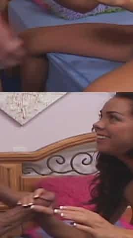 Big cock guy fucks naughty brunette teen