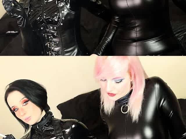 Fetish latex lesbians