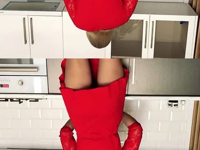 Sexy Stepmom helped to cum and allowed to touch her twat