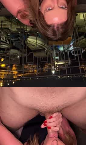 Swallowing His Cum in a Marina on the Amalfi Coast