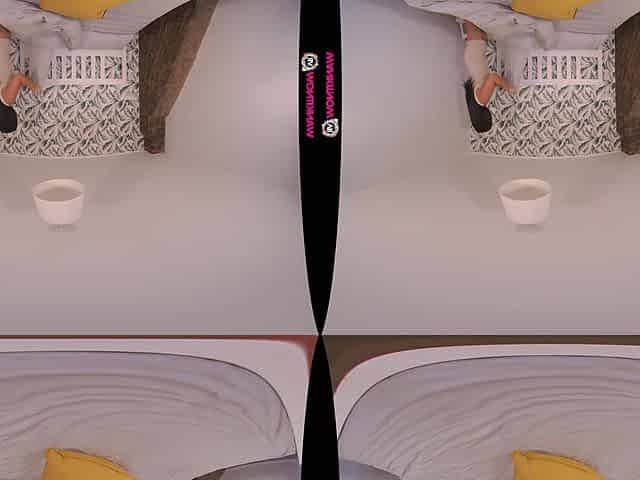 Rule Breaker - Cute Maid Stripping on the Bed - SexLikeReal