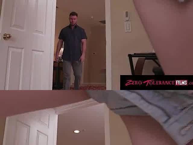ZERO TOLERANCE FILMS - Ailee Anne Teases Stepdad with Booty in Short-Shorts