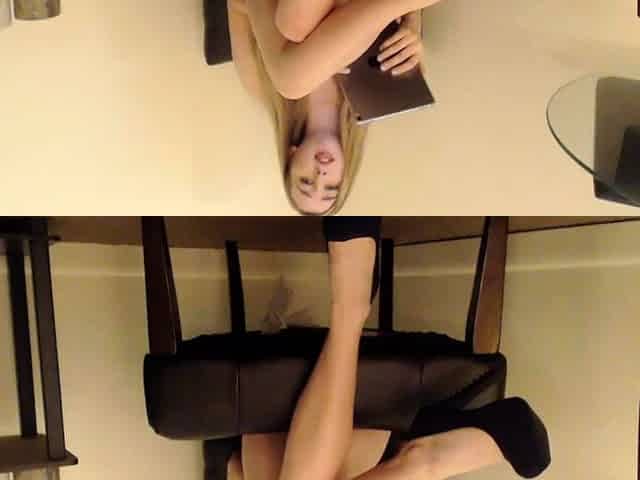Hawt Blonde milf in foot Fetish tube scene
