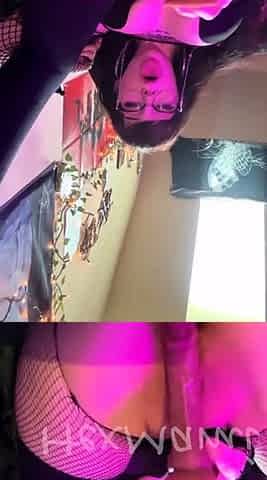 Big boobs camgirl rides her toy on webcam