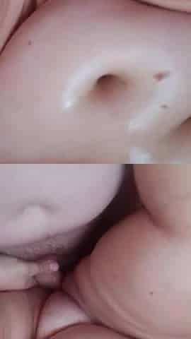 Sloppy Blowjobs, O Rub Cock Ok Pussy Rub & Doggy Fuck Cum on Big Boobs