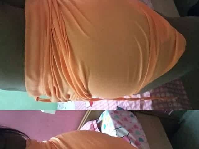 Wife Skirt and Saree Wearing Hot