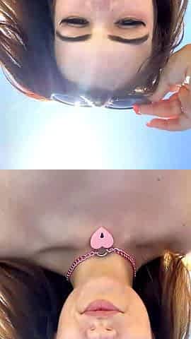 Outdoor anal solo and masturbating blonde