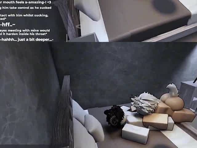 [ROBLOX] Resigned femboy pup gets bred