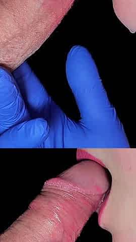Super Close-up: Sloppy Licking and Sucking Fever! Eat Mouth: Slow Blowjob Asmr with Hot Cum!