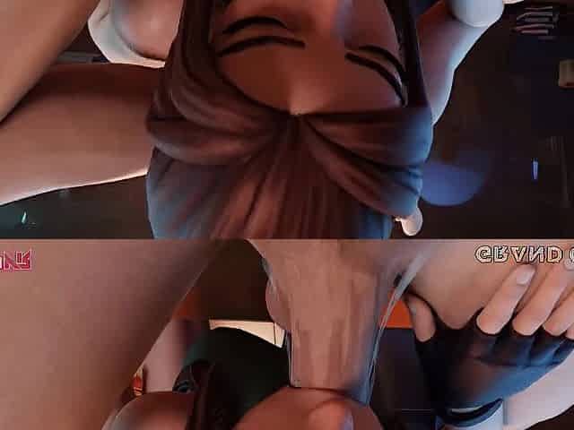 Lara Croft Deepthroat Oral