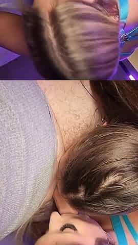 Micha & I Got Huge Facials From a Lucky Reddit Fan FFM Threesome