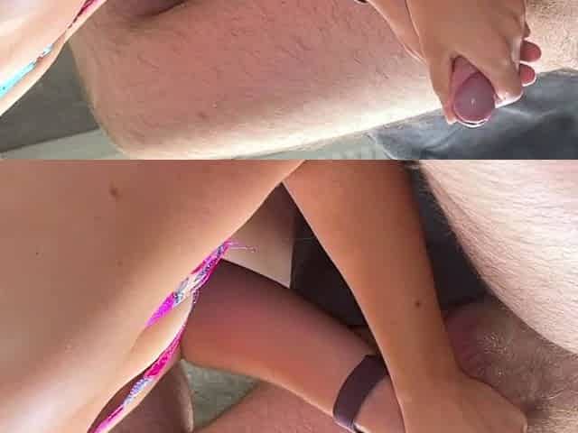 Taking control of his DICK, full control making him CUM