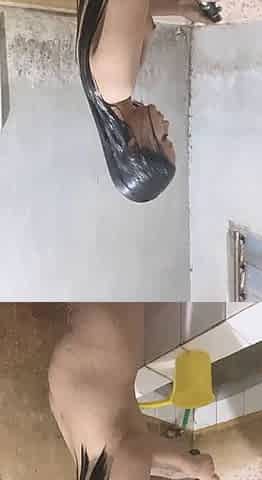 Dientot ganas sama pacar cowok cewek scandal bini orang binor mandi shower video vc hotwife fuck hard by boyfriend