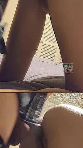 Slim Mexican teen with white underware
