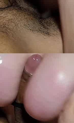 BBW Boobs Oiled Interracial Titfuck Bra Multi POV Cumshot