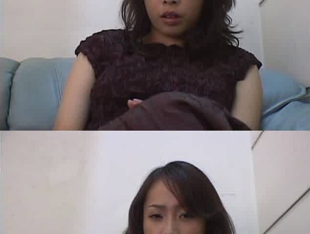 Asian cutie Reiko Kano spreads her legs and fingers her pussy