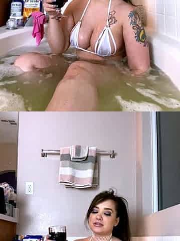 Big boobs milf masturbates with her dildo