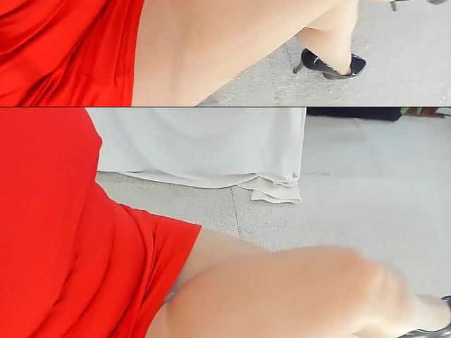 Wicked mother I'd like to fuck Sonya showing her thick legs in tan nylon hose and high heels POV