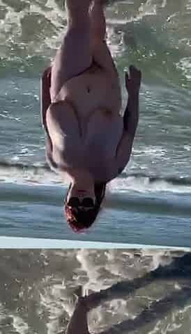 Nudist in the Beach