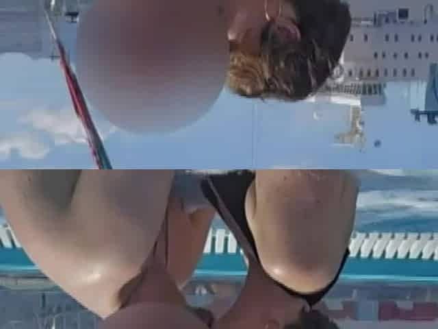 Handjob in the jacuzzi