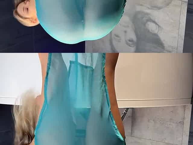 A Slutty Housekeeper Teases You With Her Tight Pussy And Asshole And Cleaning Bath