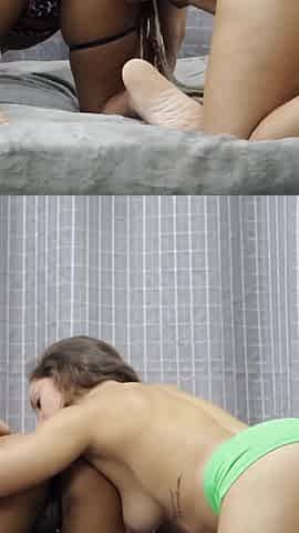 Licking Luana's Ass with Lust!