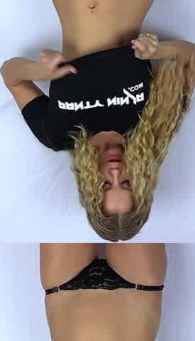 Anabelle Pync - Black Panty Teasing
