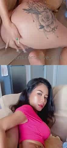 [Beautiful girl with big breasts] Playing with her vagina to tease and arouse